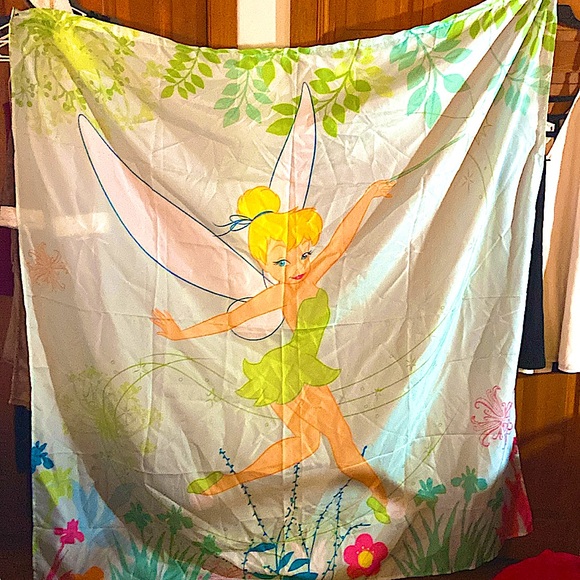 DISNEY TINKERBELL FULL SIZE SHOWER CURTAIN~NEVER USED!! - Picture 5 of 6